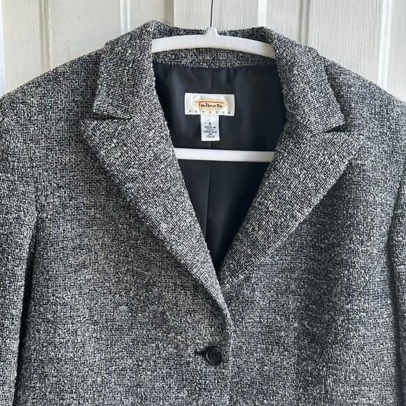 Talbots Vintage Italian Wool Blend Blazer Jacket - Picture 4 of 8